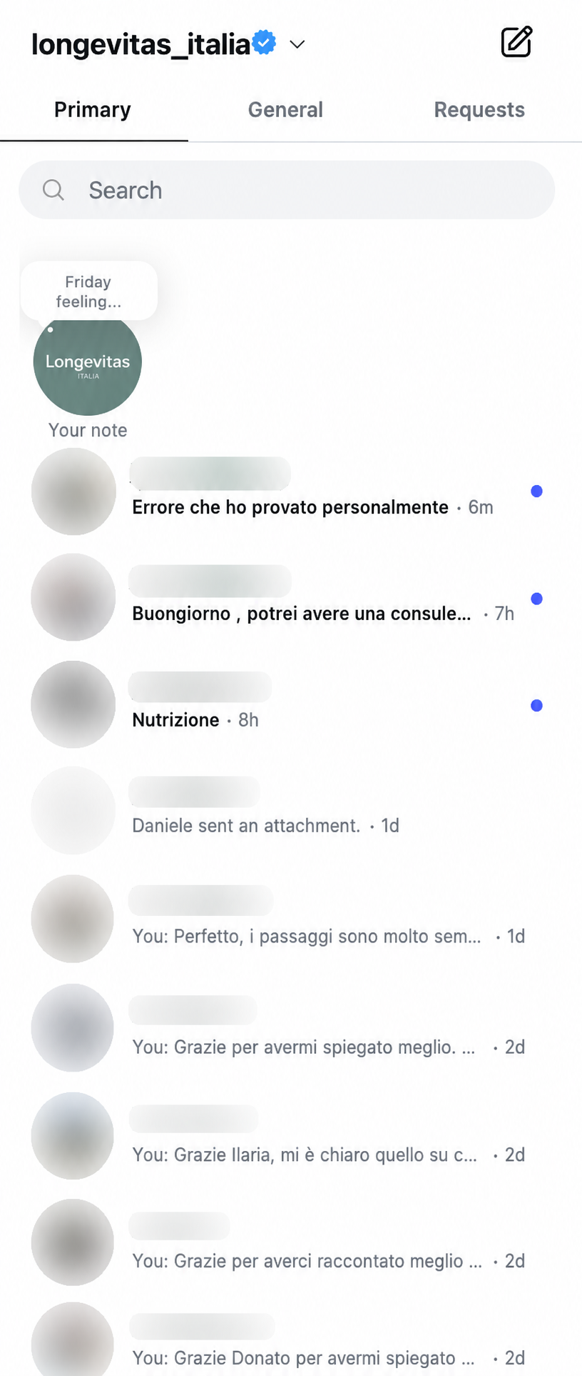 DM Instagram reali: conversazioni qualificate con richieste di consulenza